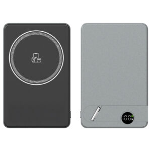 KİLYOS 10.000 MAH SİYAH MAGSAFE  ve  WIRELESS STANDLI POWERBANK