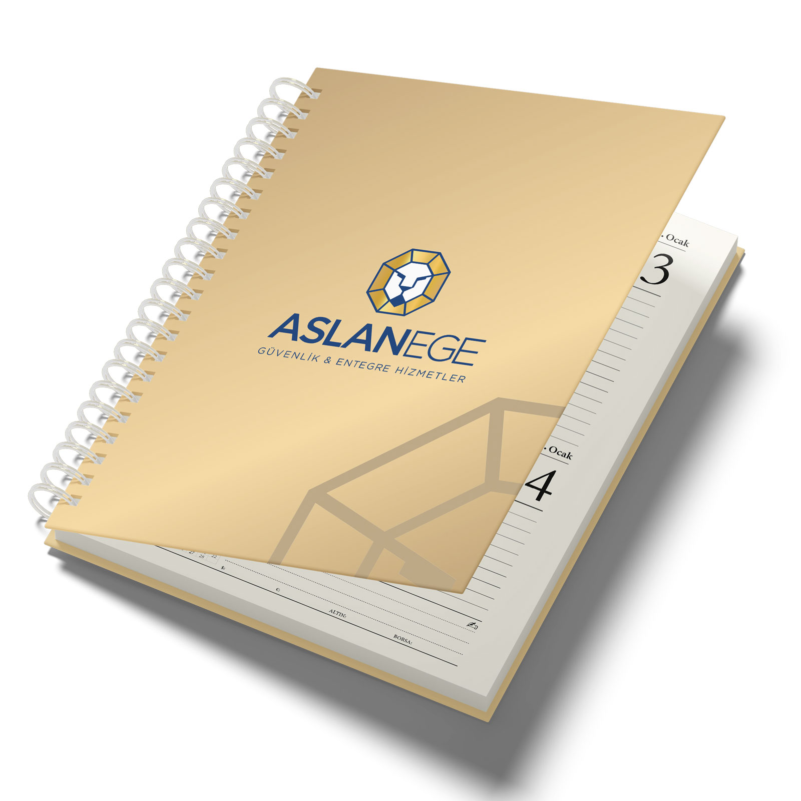 GÖLBAŞI KUŞE MUKAVVA SIVAMA SPİRALLİ AJANDA (17X24 CM) 2 GÖLBAŞI KUŞE MUKAVVA SIVAMA SPİRALLİ AJANDA (17X24 CM) - Görsel 2