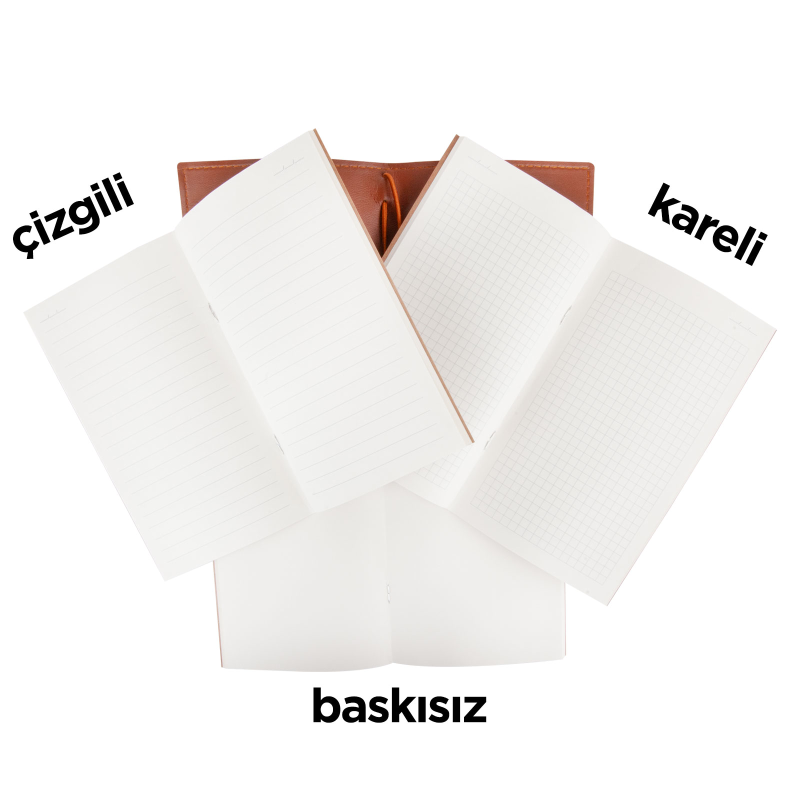 KUĞULU FÜME TARİHSİZ DEFTER (11,5X20 CM) 2 KUĞULU FÜME TARİHSİZ DEFTER (11,5X20 CM) - Görsel 2