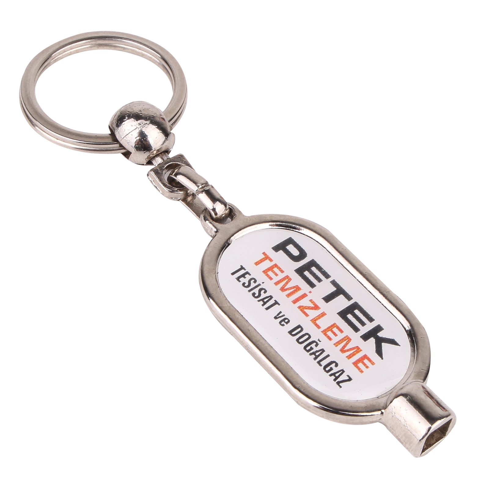 PETEK GÜMÜŞ ÇİFT YÖN PURJÖRLÜ METAL ANAHTARLIK 1 PETEK GÜMÜŞ ÇİFT YÖN PURJÖRLÜ METAL ANAHTARLIK
