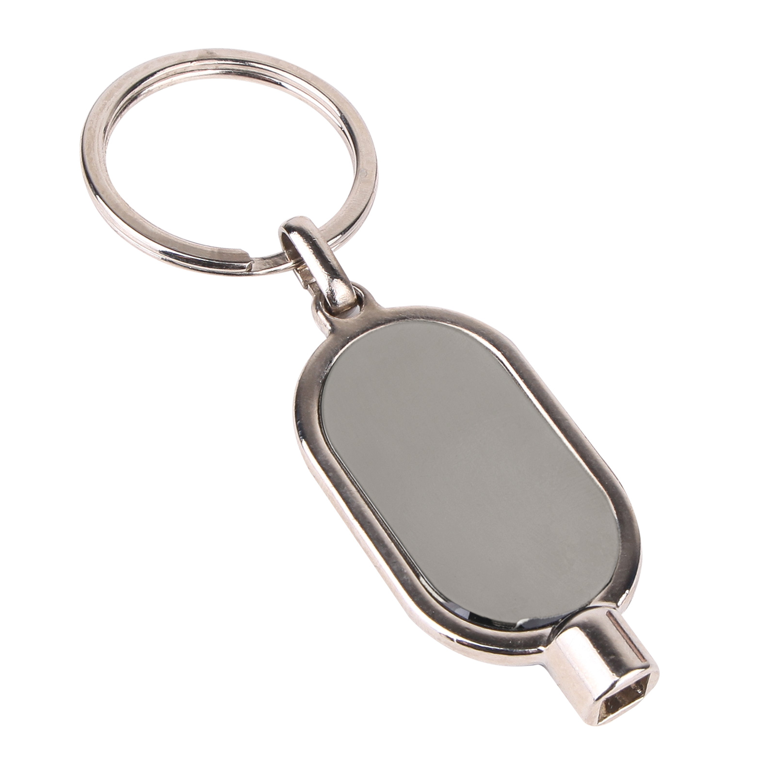 PETEK GÜMÜŞ ÇİFT YÖN PURJÖRLÜ METAL ANAHTARLIK 2 PETEK GÜMÜŞ ÇİFT YÖN PURJÖRLÜ METAL ANAHTARLIK - Görsel 2