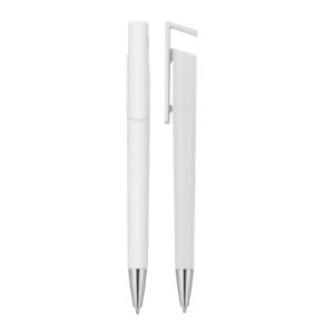 ECEABAT BEYAZ PLASTİK TÜKENMEZ KALEM