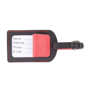 BAGAJ ETİKETİ KIRMIZI DERİ