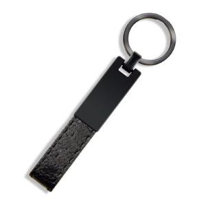 ANZER SİYAH METAL - DERİ ANAHTARLIK