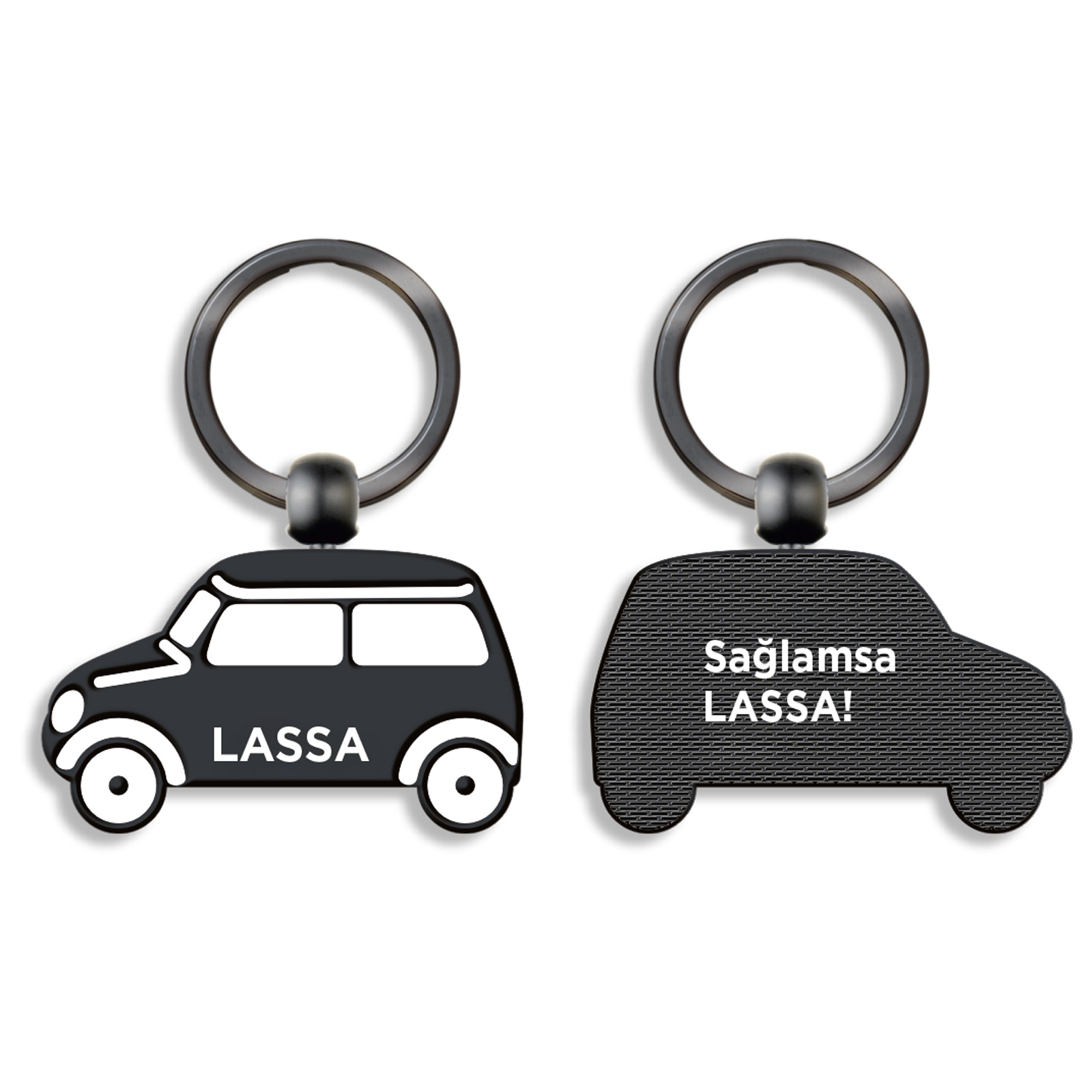 SEYFİYAZ SİYAH ÇİFT YÖN METAL ANAHTARLIK 1 SEYFİYAZ SİYAH ÇİFT YÖN METAL ANAHTARLIK