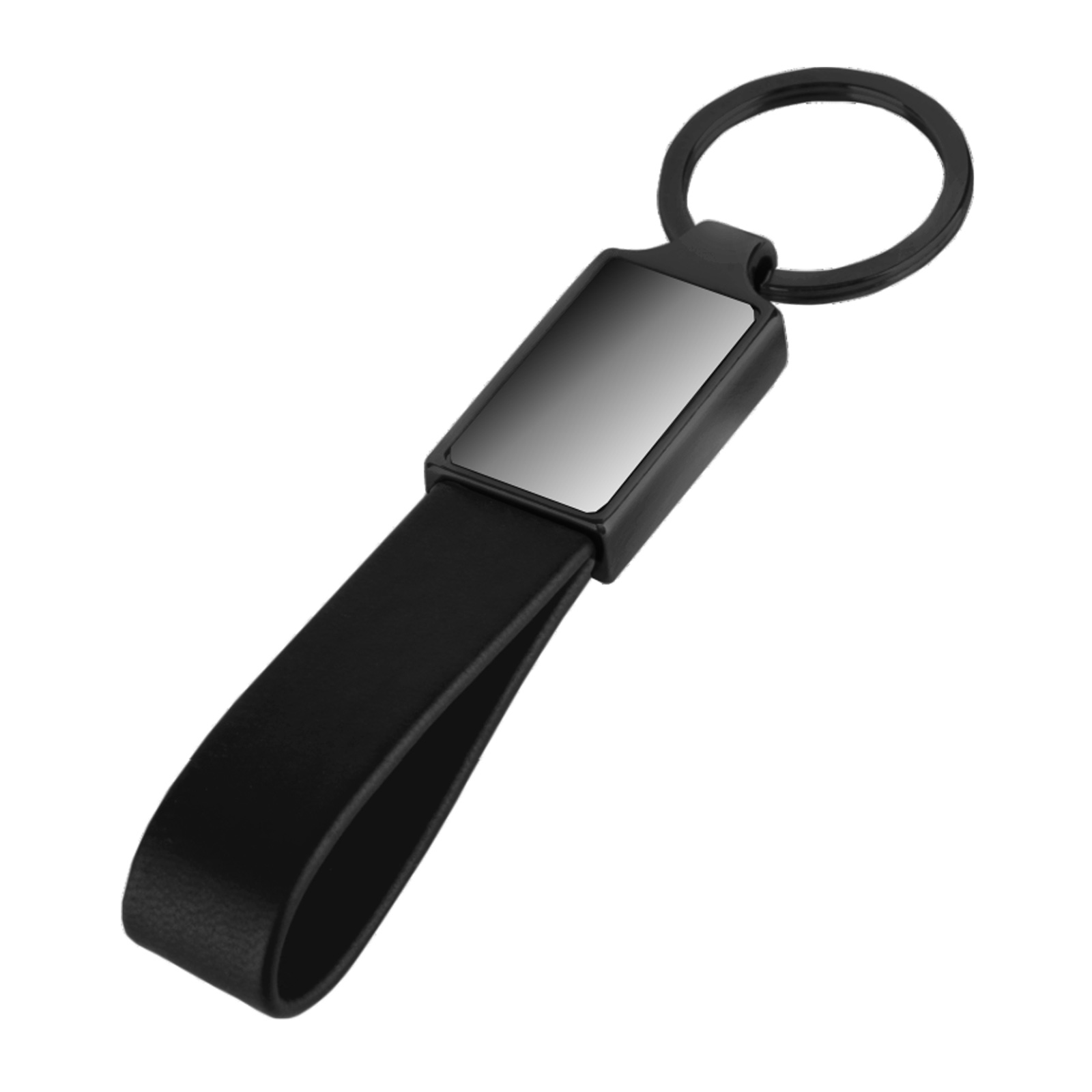 KARAYEL SİYAH METAL-DERİ ANAHTARLIK 1 KARAYEL SİYAH METAL-DERİ ANAHTARLIK