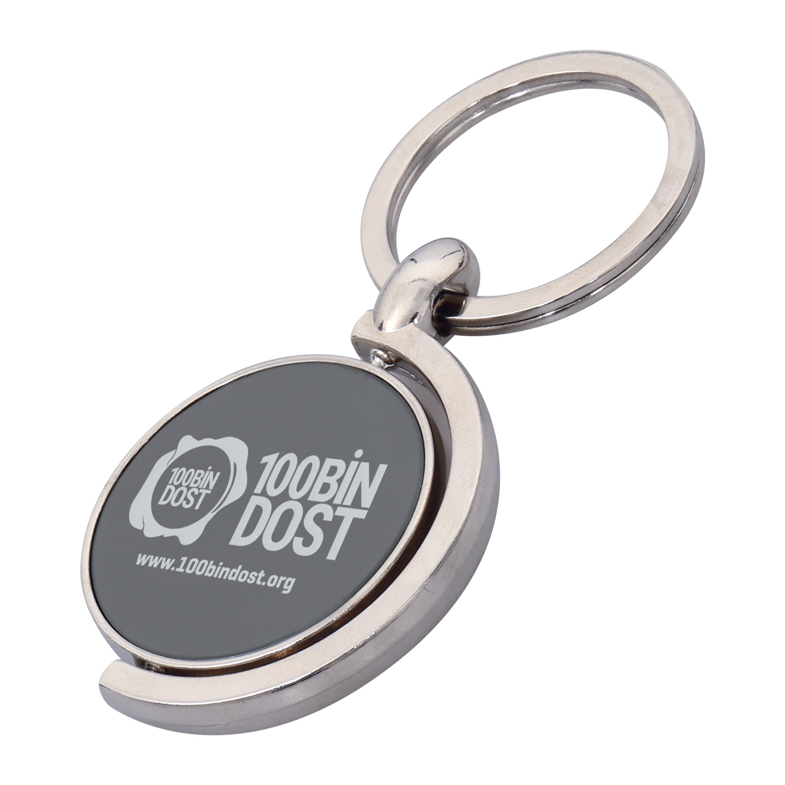 GEREN ÇİFT YÖN METAL DÖNER ANAHTARLIK 1 GEREN ÇİFT YÖN METAL DÖNER ANAHTARLIK