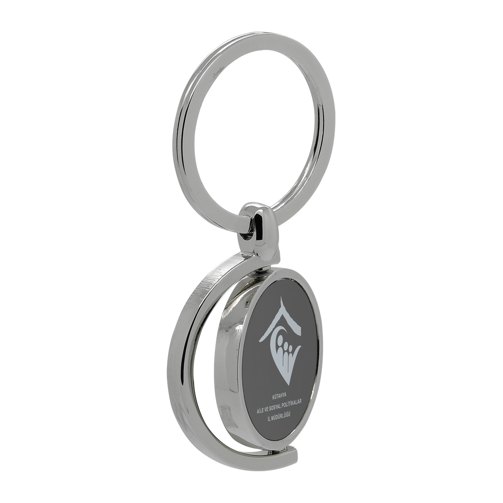 GEREN ÇİFT YÖN METAL DÖNER ANAHTARLIK 2 GEREN ÇİFT YÖN METAL DÖNER ANAHTARLIK - Görsel 2