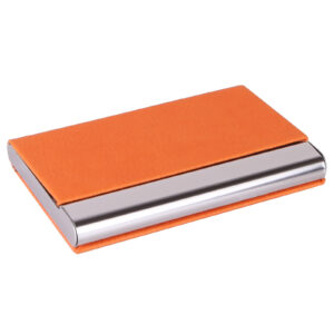 BARLAS TURUNCU DERİ KARTVİZİTLİK