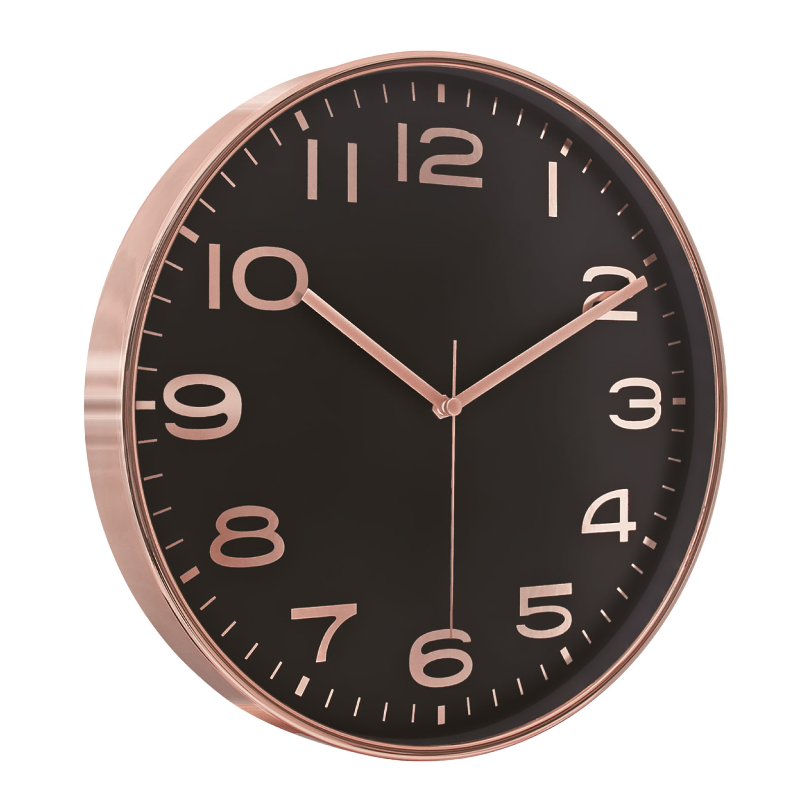 HADES406 SİYAH-BAKIR METALİZE ÇERÇEVE DUVAR SAATİ(380 MM) 1 HADES406 SİYAH-BAKIR METALİZE ÇERÇEVE DUVAR SAATİ(380 MM)