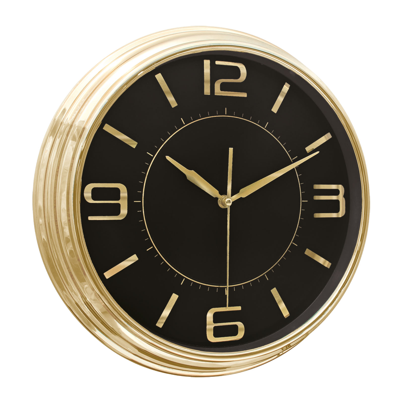 SEZAR401 SİYAH-ALTIN METALİZE ÇERÇEVE DUVAR SAATİ (380 MM) 1 SEZAR401 SİYAH-ALTIN METALİZE ÇERÇEVE DUVAR SAATİ (380 MM)