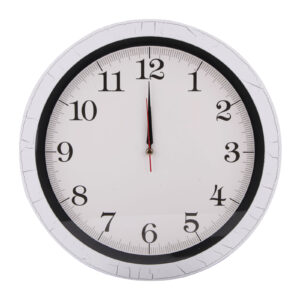 RULER208 PLASTİK KASA DUVAR SAATİ (355 MM)