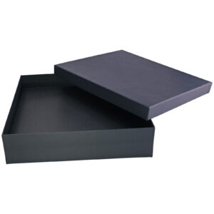 YONCA SİYAH GEÇME KAPAK KUTU (26X40X9 CM)